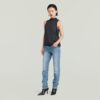 Open rug gebreide tanktop Open rug gebreide tanktop