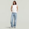 Open rug gebreide tanktop Open rug gebreide tanktop
