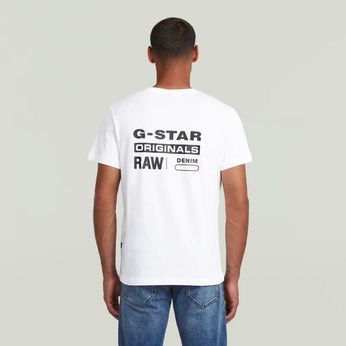 Originals T-shirt met print op de rug Originals T-shirt met print op de rug