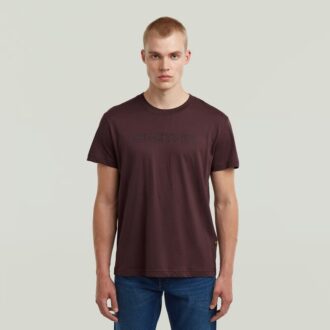Outline Corporate Script Logo T-shirt