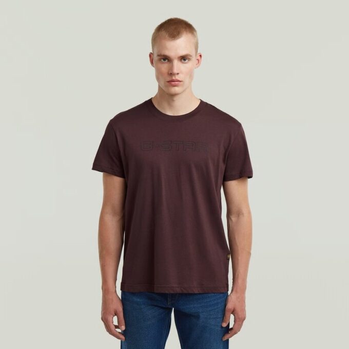 Outline Corporate Script Logo T-shirt Outline Corporate Script Logo T-shirt