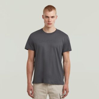 Outline Corporate Script Logo T-shirt