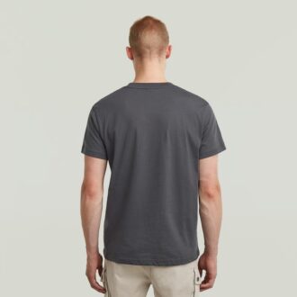 Outline Corporate Script Logo T-shirt