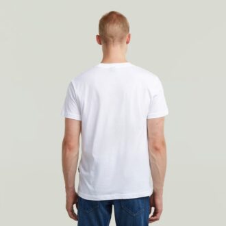 Outline Corporate Script Logo T-shirt