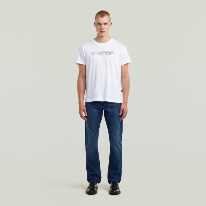 Outline Corporate Script Logo T-shirt Outline Corporate Script Logo T-shirt