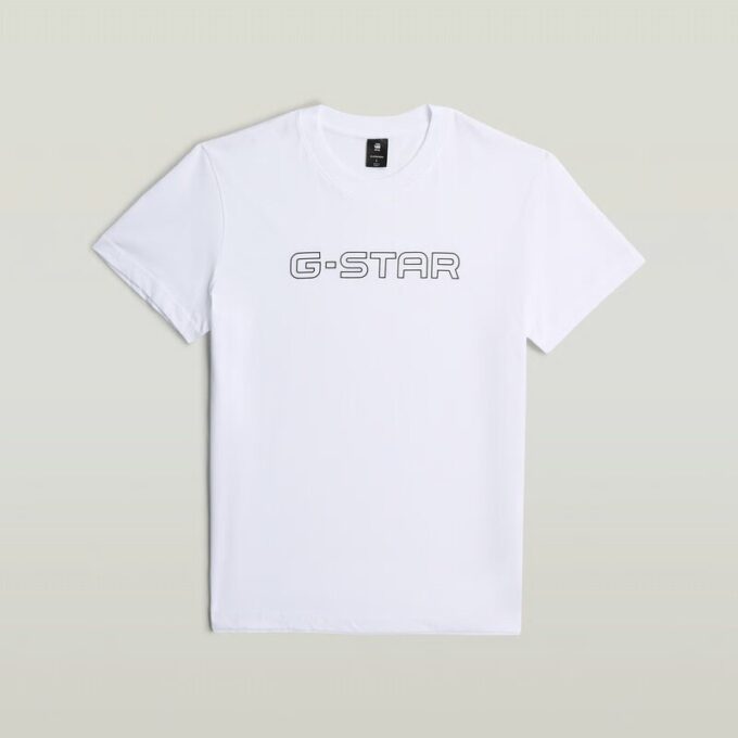 Outline Corporate Script Logo T-shirt Outline Corporate Script Logo T-shirt