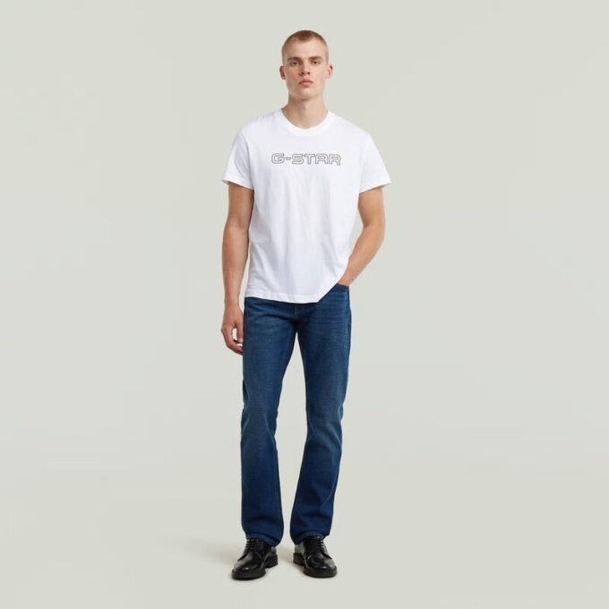 Outline Corporate Script Logo T-shirt Outline Corporate Script Logo T-shirt