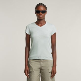 Overdyed Eyben Slim V-hals Top Overdyed Eyben Slim V-hals Top