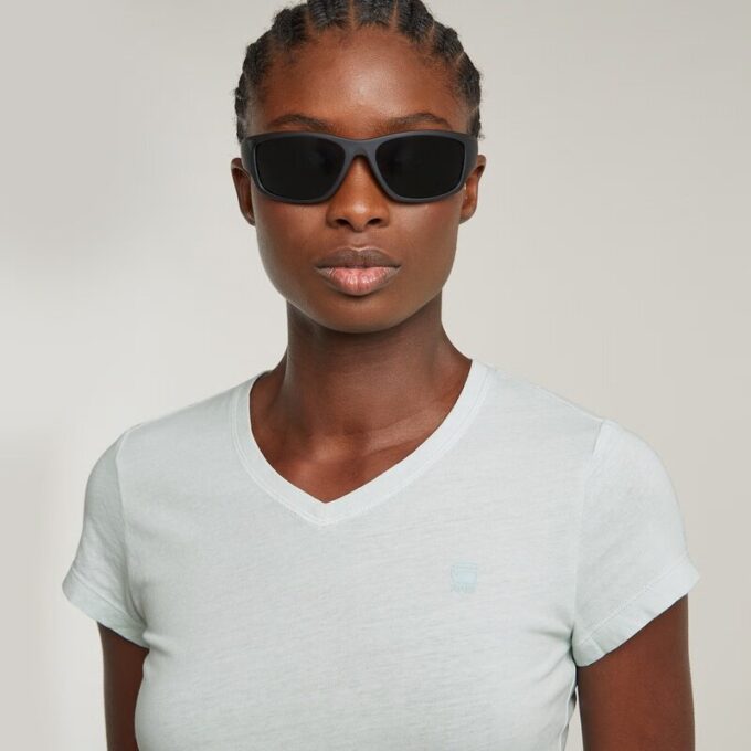 Overdyed Eyben Slim V-hals Top Overdyed Eyben Slim V-hals Top