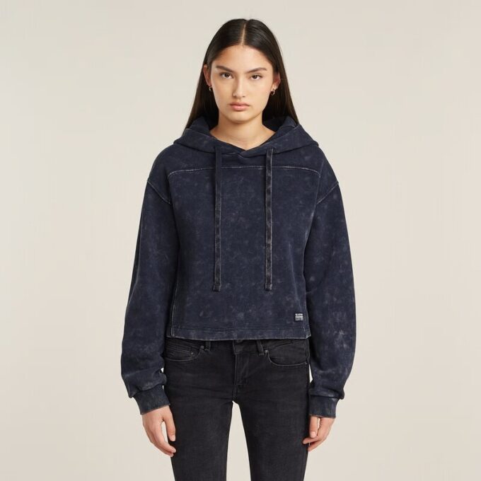 Overdyed losse capuchontrui Overdyed losse capuchontrui