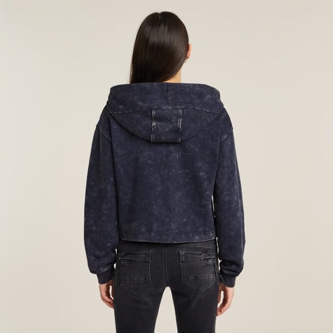 Overdyed losse capuchontrui Overdyed losse capuchontrui
