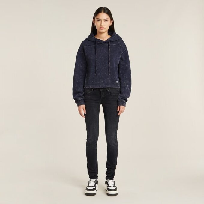 Overdyed losse capuchontrui Overdyed losse capuchontrui