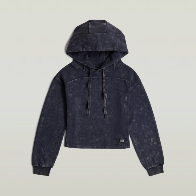 Overdyed losse capuchontrui Overdyed losse capuchontrui