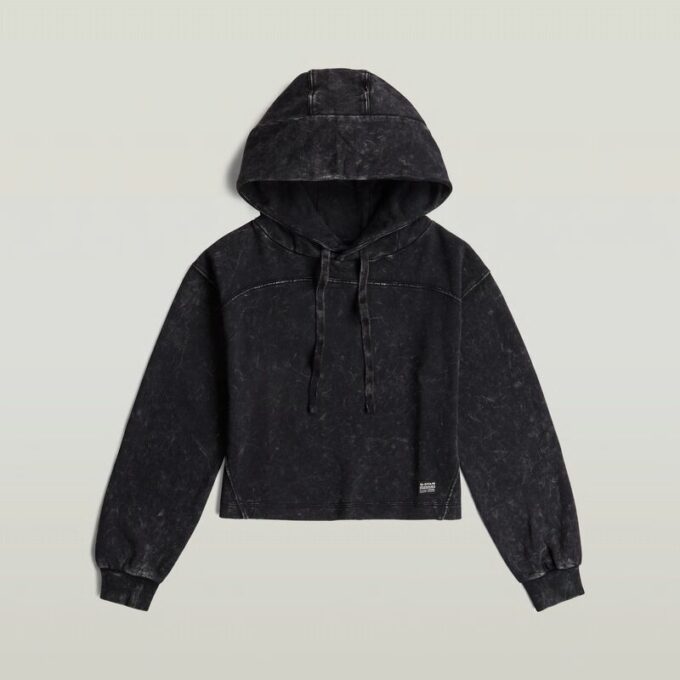 Overdyed losse capuchontrui Overdyed losse capuchontrui