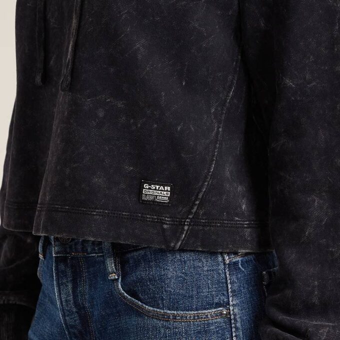 Overdyed losse capuchontrui Overdyed losse capuchontrui