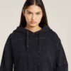 Overdyed losse capuchontrui Overdyed losse capuchontrui