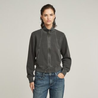 Overdyed Slim Track Sweaterjack Overdyed Slim Track Sweaterjack