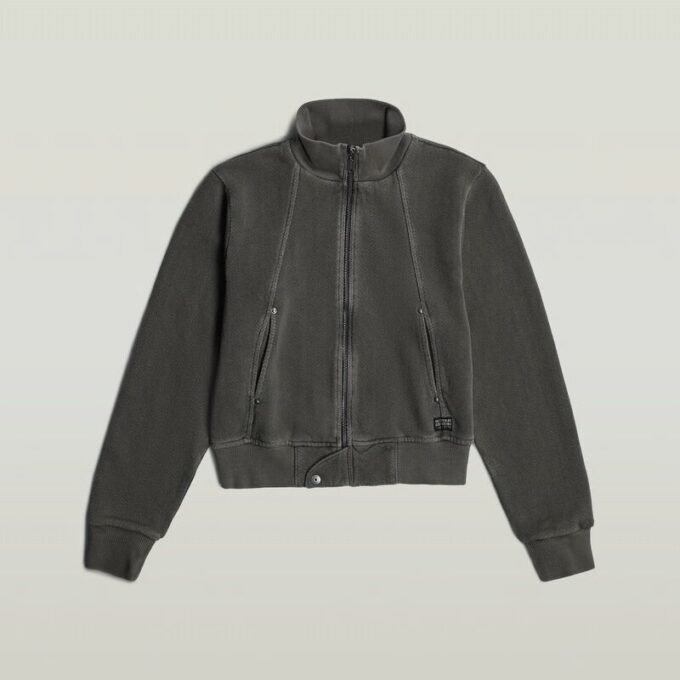 Overdyed Slim Track Sweaterjack Overdyed Slim Track Sweaterjack