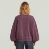 Overdyed trui met grote mouwen en oversized print Overdyed trui met grote mouwen en oversized print