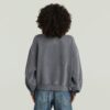 Overdyed trui met grote mouwen en oversized print Overdyed trui met grote mouwen en oversized print