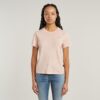 Overgeverfd T-shirt met voornaad Overgeverfd T-shirt met voornaad