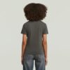 Overgeverfd T-shirt met voornaad Overgeverfd T-shirt met voornaad