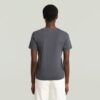 Overgeverfd T-shirt met voornaad Overgeverfd T-shirt met voornaad