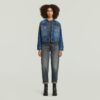 Overgeverfd T-shirt met voornaad Overgeverfd T-shirt met voornaad