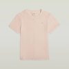 Overgeverfd T-shirt met voornaad Overgeverfd T-shirt met voornaad