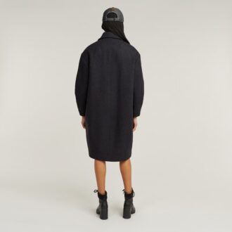 Oversized Cocoonjas met rits