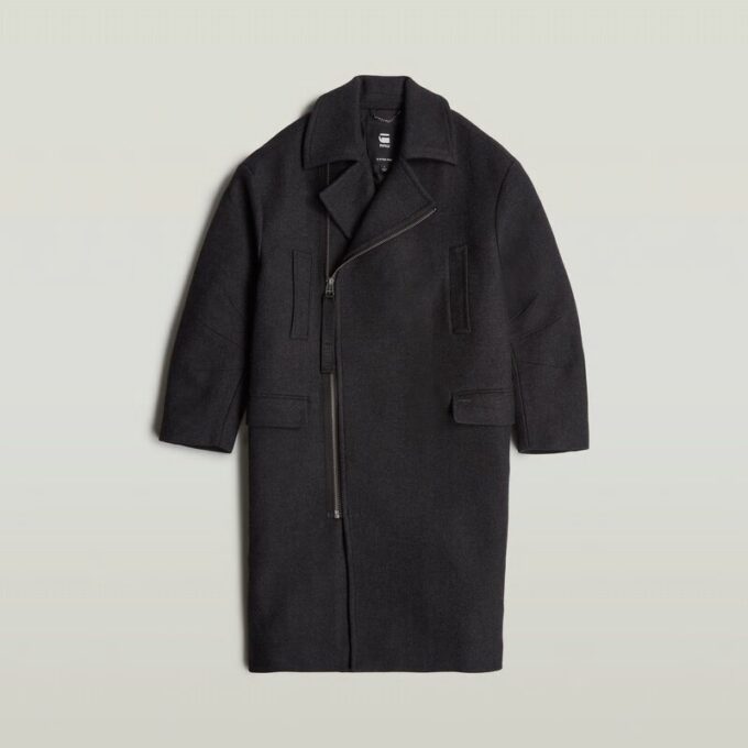 Oversized Cocoonjas met rits Oversized Cocoonjas met rits