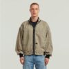 Oversized denim bomberjack Oversized denim bomberjack