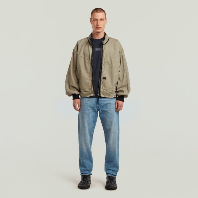 Oversized denim bomberjack Oversized denim bomberjack