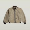 Oversized denim bomberjack Oversized denim bomberjack
