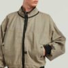 Oversized denim bomberjack Oversized denim bomberjack