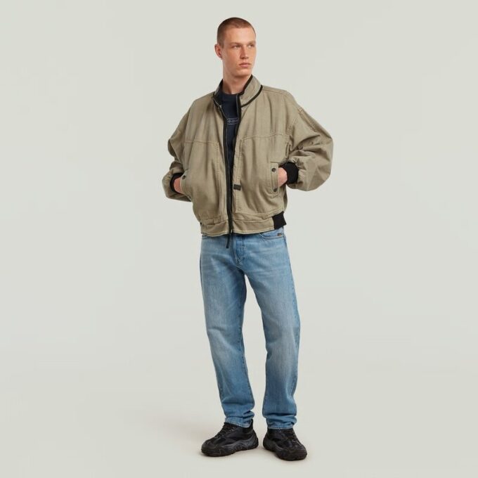 Oversized denim bomberjack Oversized denim bomberjack