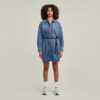 Oversized denimjurk met riem Oversized denimjurk met riem