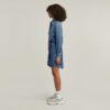 Oversized denimjurk met riem Oversized denimjurk met riem