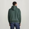 Oversized hoodie met geverfde stof