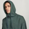 Oversized hoodie met geverfde stof
