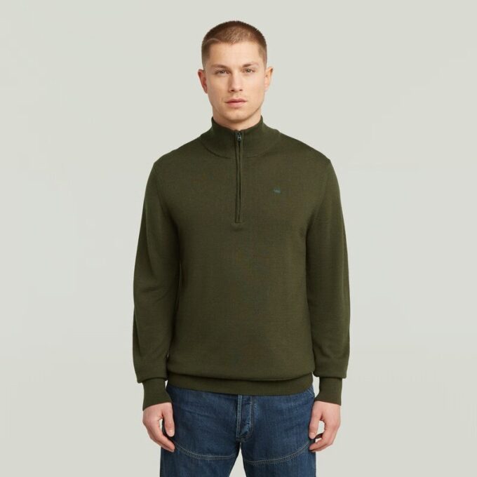 Premium Core Half Zip Knit
