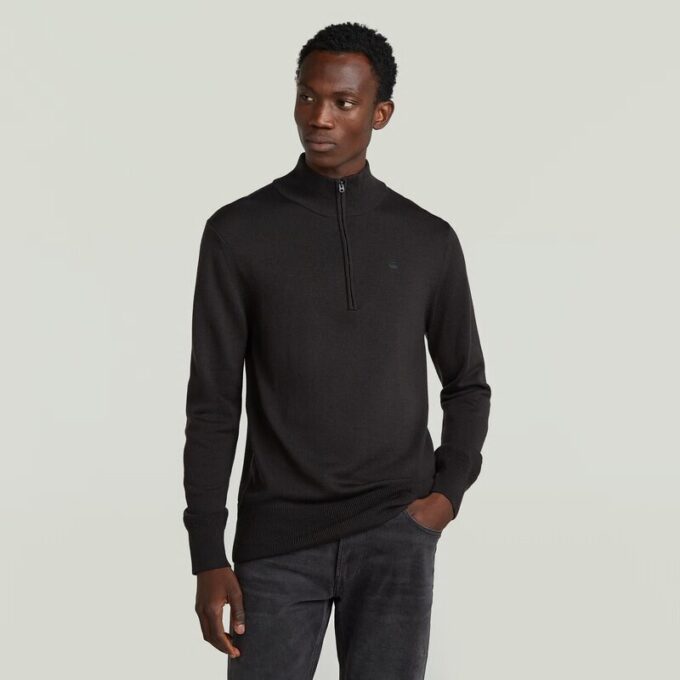 Premium Core Half Zip Knit