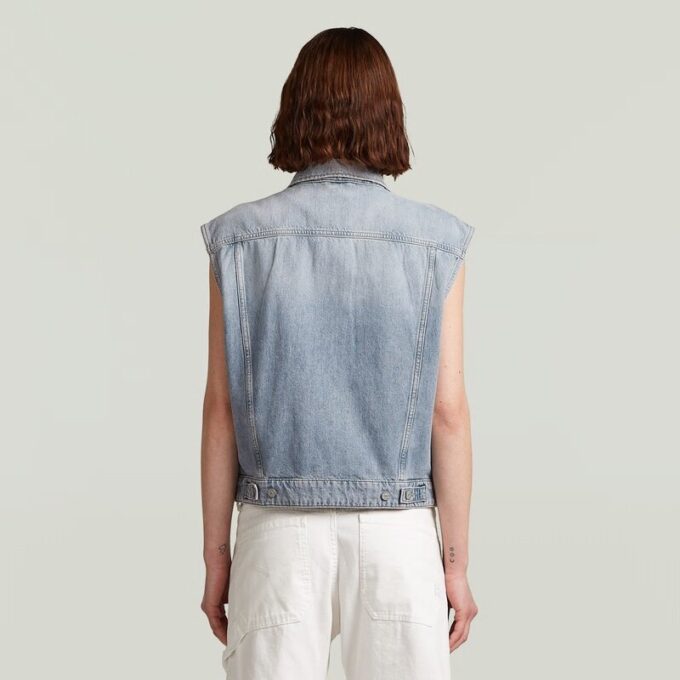 Relaxed Denim Vest Relaxed Denim Vest