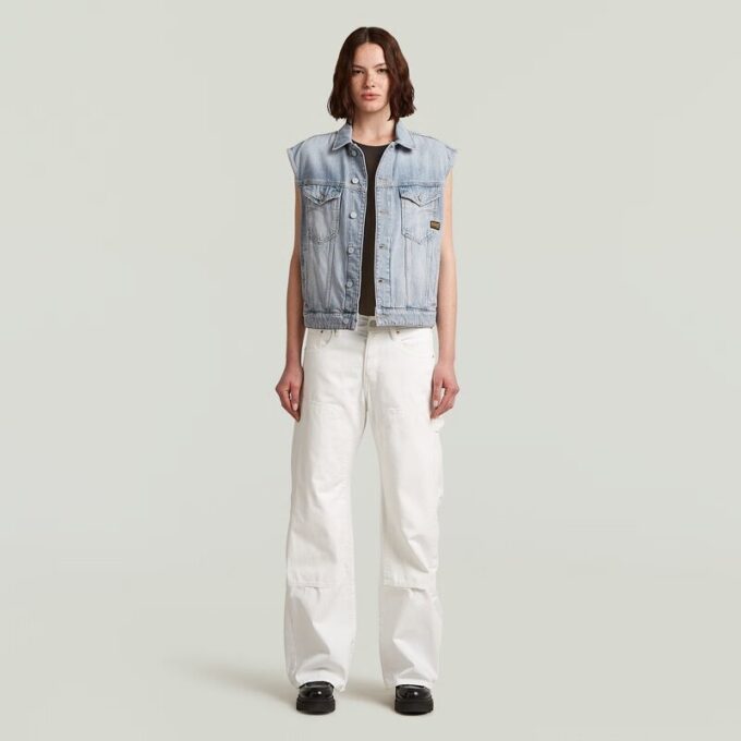 Relaxed Denim Vest Relaxed Denim Vest