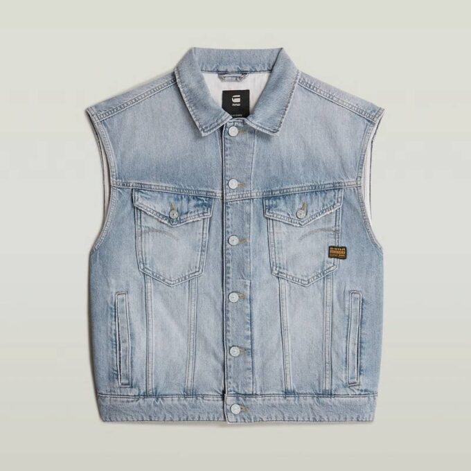 Relaxed Denim Vest Relaxed Denim Vest