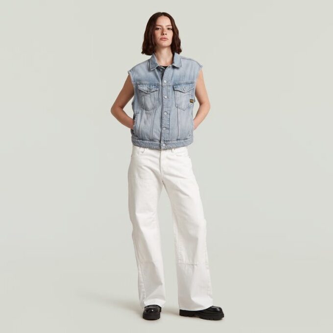 Relaxed Denim Vest Relaxed Denim Vest