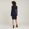 Rib slim-fit jurk