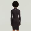 Rib slim-fit jurk