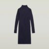 Rib slim-fit jurk