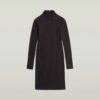 Rib slim-fit jurk